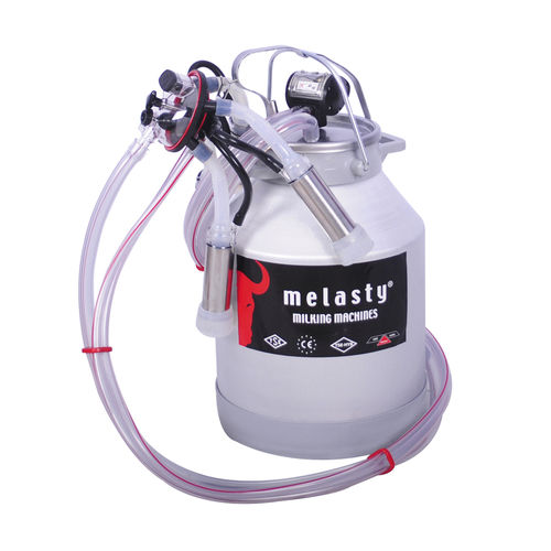 Бидон для молока из алюминия - 1 AS - Melasty Milking Machines & Equipment - с крышкой