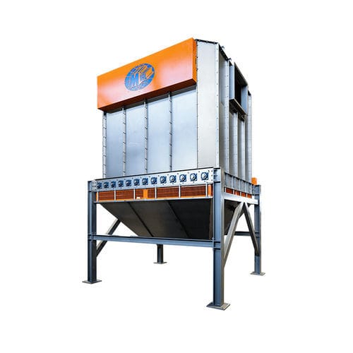 Охладитель для корма животных - EOLO - MIAL - MASSINI INDUSTRIES srl - для пищевых гранул / с пластинами / вакуумный