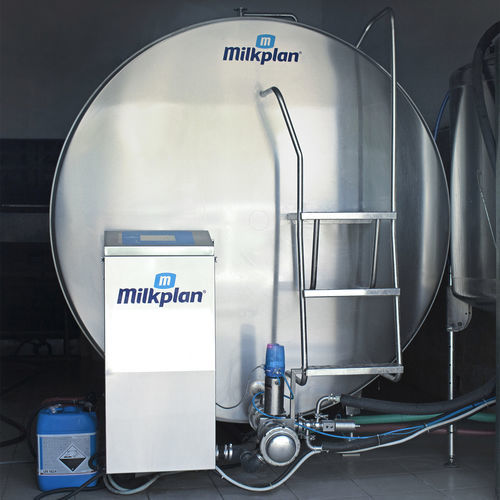 Резервуар для молока - MPP series - MILKPLAN S.A. - горизонтальный / из нержавеющей стали / с системой охлаждения