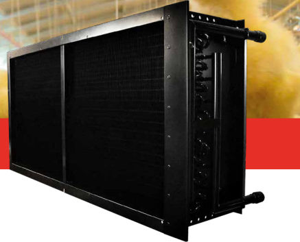 Воздухонагреватель на горячей воде - GROUND HEAT SUPERIOR - Multiheat Internationall B.V. - для курятников