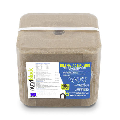 Лизунец для крупного рогатого скота - SELENA ACTIRUMEN - NUTRIBLOCK - для коз / для овец / с микроэлементами