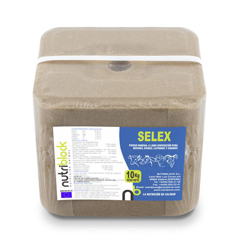 Лизунец для крупного рогатого скота - SELEX - NUTRIBLOCK - для коз / для овец / с микроэлементами