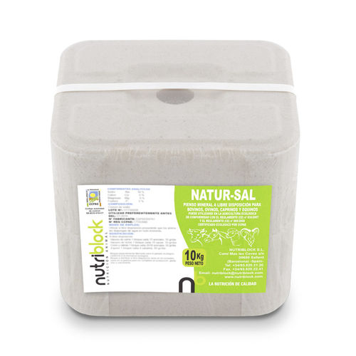 Лизунец для крупного рогатого скота - NATUR-SAL ECO - NUTRIBLOCK - для коз / для овец / с микроэлементами