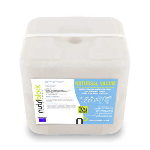 Лизунец для крупного рогатого скота - NATURSAL PURE VACCUM - NUTRIBLOCK - для коз / для овец / с микроэлементами