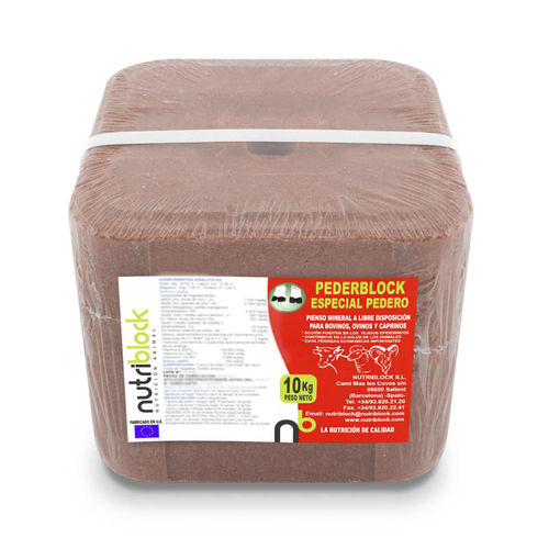 Лизунец для крупного рогатого скота - PEDER BIOTIN - NUTRIBLOCK - для коз / для овец / с микроэлементами