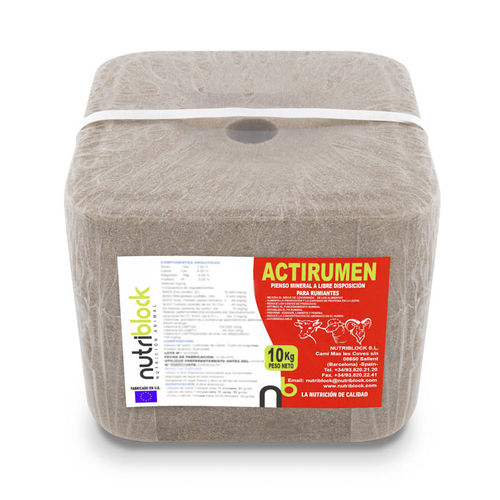 Лизунец для коз - ACTIRUMEN - NUTRIBLOCK - для овец / с микроэлементами / для пищеварения
