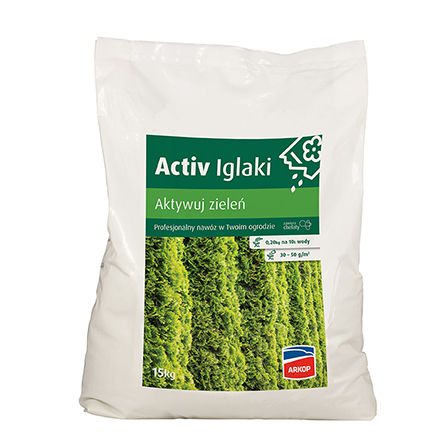 Минеральное удобрение - Activ Conifers Activate Green - Przedsiebiorstwo ARKOP Sp. z o.o. - с микроэлементами / гранулированное / для сада