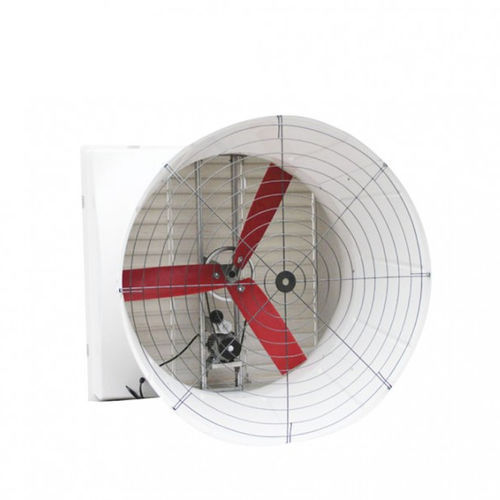 Вентилятор для свиноводческих ферм - Qingzhou Jinlong Temperature-Controlled Equipment Co., Ltd. - для циркуляции воздуха / настенный / осевой