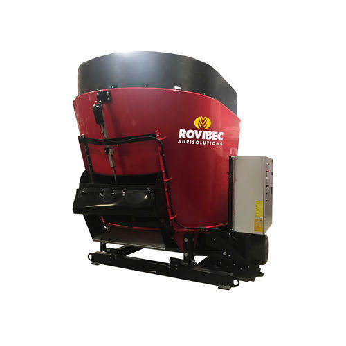 Вертикальный винтовой смеситель - M40S - Rovibec Agrisolusions - стационарный / с фронтальной разгрузкой / простой винт