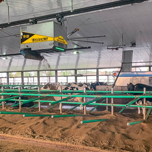 Сельскохозяйственный робот для подстилки - GREENBOT - Rovibec Agrisolusions - автономный блок