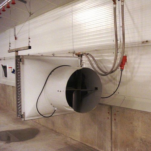 Настенный воздухонагреватель - SCHULZ Systemtechnik GmbH - для курятников / с конвекцией