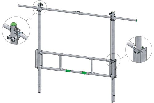 Барьер для домашнего скота - Heavy Duty Lift - Spinder Dairy Housing Concepts - для стойла / для коров / из металла