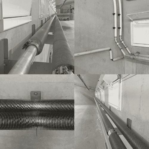 Трубчатый теплообменник - SPIR&rsquo;HEAT - SYSTEL Sarl - для сельскохозяйственного здания / из алюминия