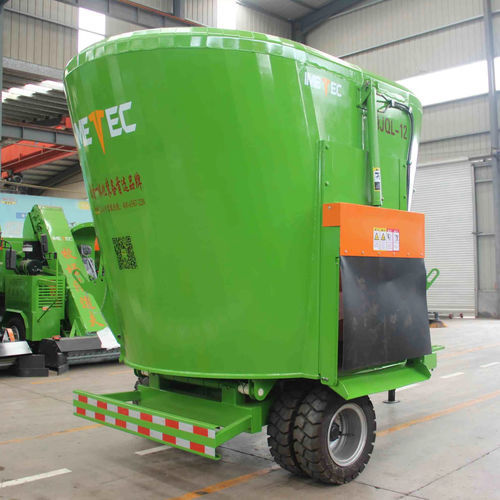 Вертикальный винтовой смеситель - 9JSL-12 - Tai'an Yimeite Machinery Co., Ltd. - прицепной / простой винт / с системой взвешивания