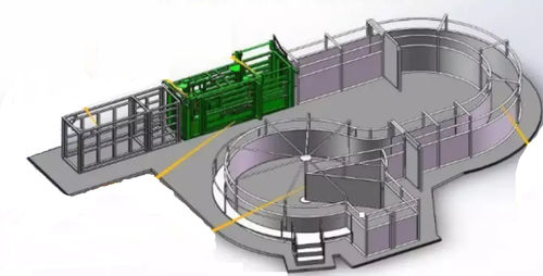 Барьер для стойла - Tai'an Yimeite Machinery Co., Ltd. - для загона для скота / для направления / для коров