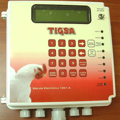 Система взвешивания для питания животных - 1001 - TIGSA - для домашней птицы / цифровая / автоматическая