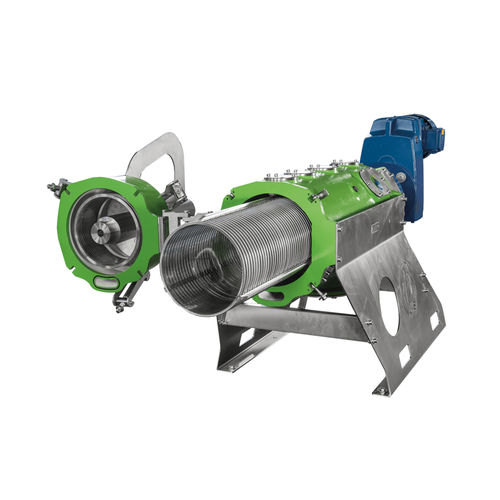 Фазовый сепаратор для соломы - UTS Separator FSP B  - Anaergia Technologies GmbH - с конвейерной лентой