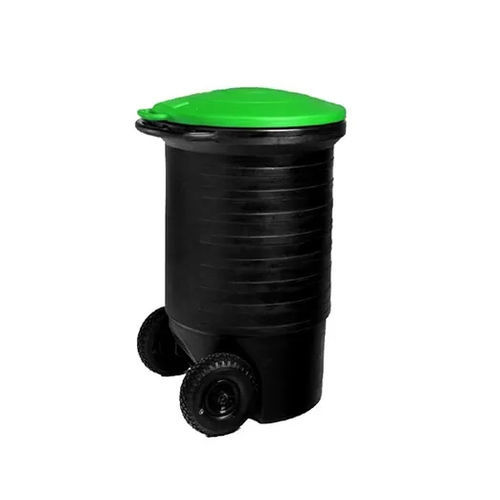 Мусорный контейнер из полиэтилена - 350025 - VDK Products BV - с крышкой / мобильный