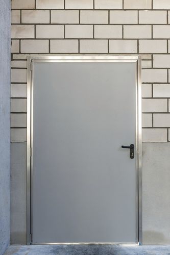 Дверь для амбара - Vereijken Hooijer B.V. (Pro Dromi®) - фиксированная / из нержавеющей стали / из пластика