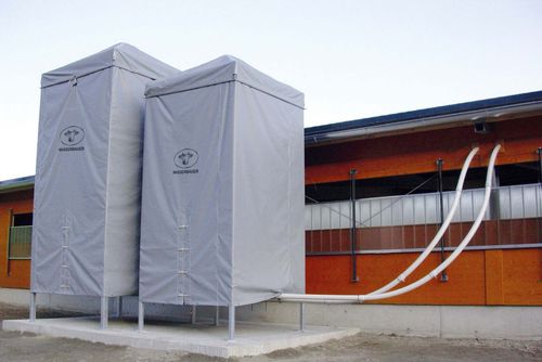 Зернохранилище для питания животных - WASSERBAUER GmbH Fütterungssysteme - из стали / из ткани / прямоугольное