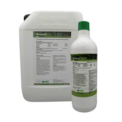 Кормовая добавка для животных - Novosol® - XVET GmbH - для домашней птицы / для свинины / с эфирными маслами