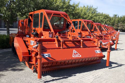Самоходный мульчер - WS910 - Flory Industries - с барабаном / для фруктового сада / гидравлический
