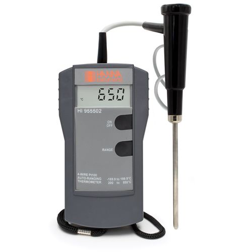Цифровой термометр - HI955502 - Hanna Instruments - с зондом / Pt100 / °C