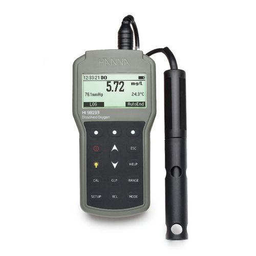 Анализатор растворенный кислород - HI98193 - Hanna Instruments - для измерения температуры / для газов / солесодержания