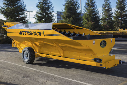 Одноосный прицеп - CC350,CC525 - Wesco Trailers by Orchard Machinery Corp. - сельскохозяйственный / для орехов / для сбора урожая