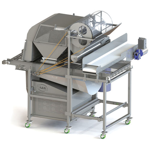 Машина для очистки урожая для фруктов - PRBCX36 - A & B Packing Equipment, Inc.