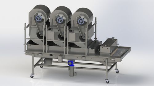 Конвейер для фруктов - A & B Packing Equipment, Inc. - ленточный / мобильный / закрытый