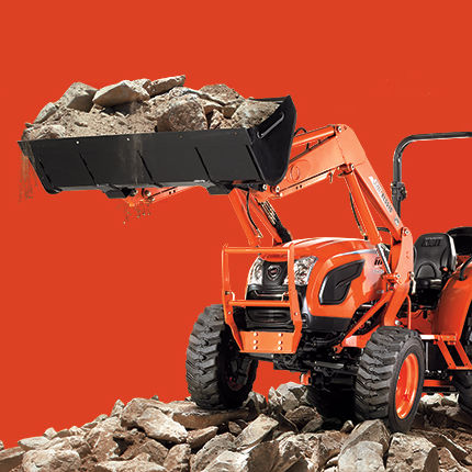 Фронтальный погрузчик для компактного трактора - KL5510 - Kioti Tractor