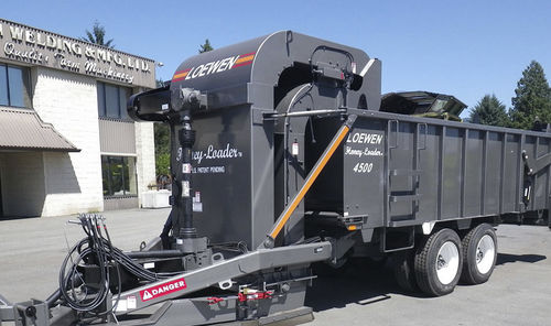 Прицепной отвал для навоза - Honey-Loader® - Loewen Welding & Mfg. Ltd. - прямой / самозагружающийся