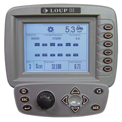 Встроенный контроллер семян и удобрений - Loup III - Loup Electronics Inc - с экраном / для трактора