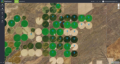 Программное обеспечение для управления поливом - PivotMapper - Nelson Irrigation Corporation - для орошения