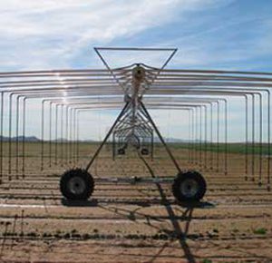 Ирригационная рампа кормление с помощью труб - Senninger Irrigation, Inc. - 2-колесная