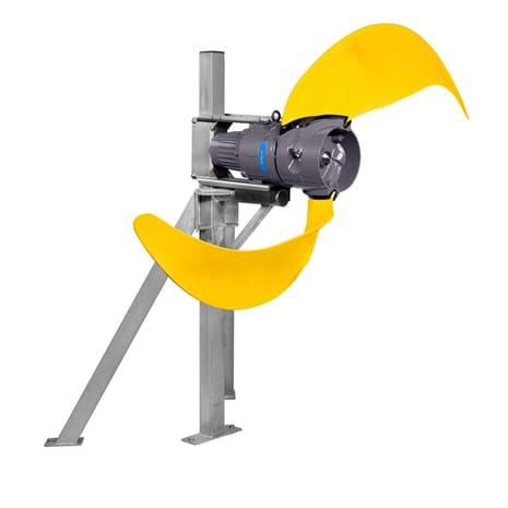 Горизонтальная мешалка - Flygt 4430 - Xylem Water Solutions Herford GmbH (Wedeco) - с электродвигателем