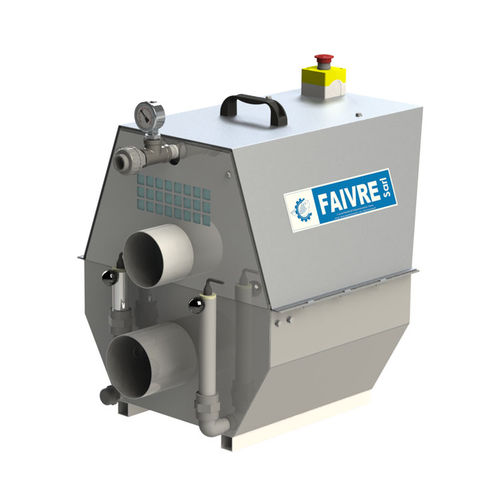 Фильтр для аквакультуры с барабаном - Rotoclean 40 - Faivre Sarl - с промывной водой / с насосом / из стали