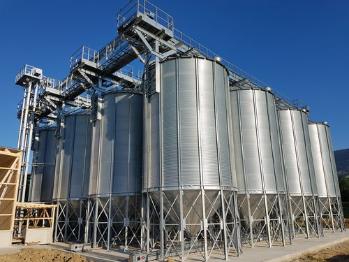 Зернохранилище для злаковых - AGRICONSULT - для пшеницы / из стали / из гальванизированной стали