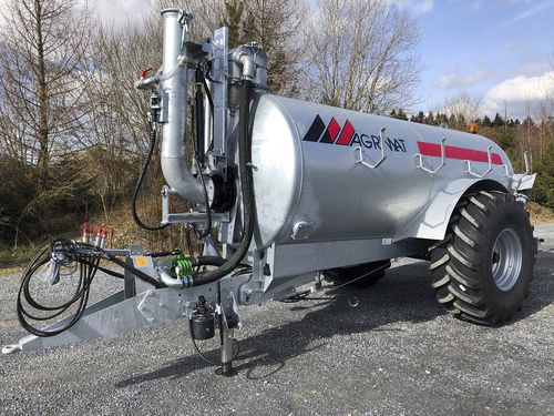 Одноосная цистерна для внесения навозной жижи - SKF series - Agrimat - с приспособлением для заделки навоза