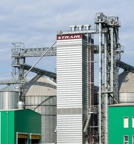 Сушилка для зерен - FRT series - Strahl Grain Dryers - стационарная / фиксированная / с фильтром против пыли