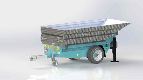 Опрокидной прицеп - DDF - Agrofer SRL - тандемный / одноосный / сельскохозяйственный