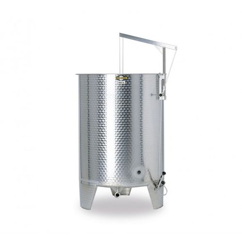 Резервуар для виноделия - FO220F6000 - Amos Industries - открытый / вертикальный / из нержавеющей стали