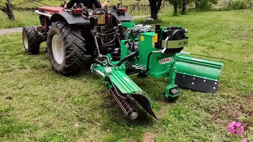Навесная гидравлическая бензокоса - ECO TRIMMER 2 - FA.MA. - для прополки / виноградный куст