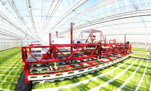Транспортировочная тележка для теплицы - X-Y - Flier Systems - на рейке