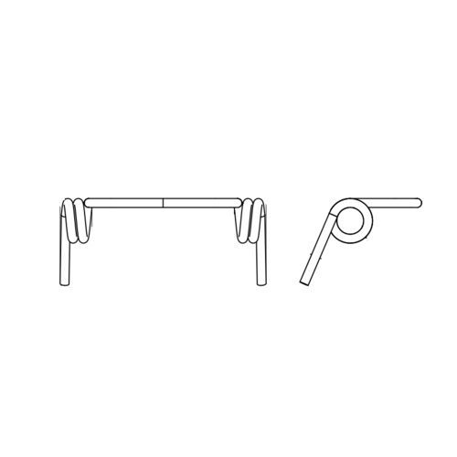 Пружина двойное кручение - EXP 01 - Grange et Walter - спиральная / из нержавеющей стали / для валкователя