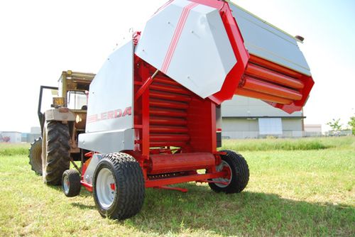 Пресс для круглых кип - T series - Lerda Agri - с фиксированной камерой