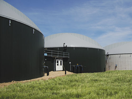 Система когенерации с газохранилищем - Flexstore - PlanET Biogaz France