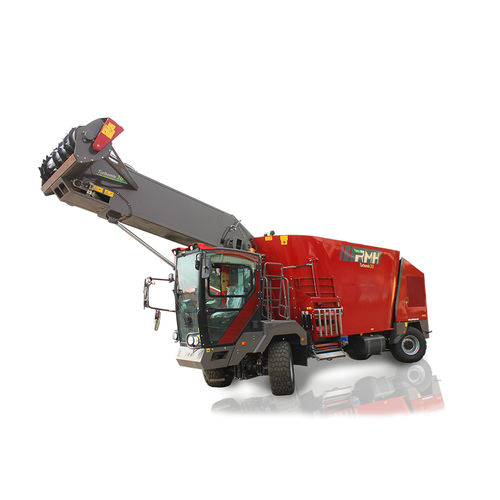 Вертикальный винтовой смеситель - TurboMix Series - RMH - самоходный / с боковой разгрузкой / с 2 винтами