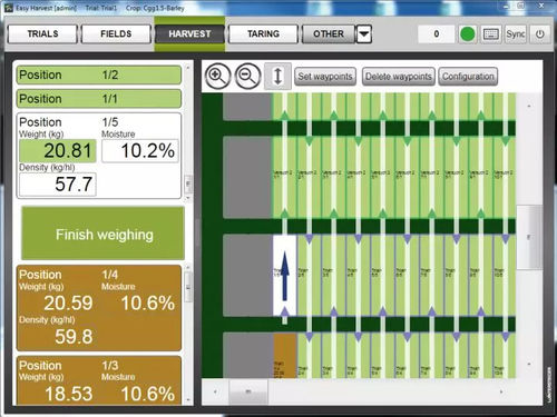 Программное обеспечение для сбора урожая - Easy Harvest - WINTERSTEIGER Seedmech GmbH - для управления / для управления данными